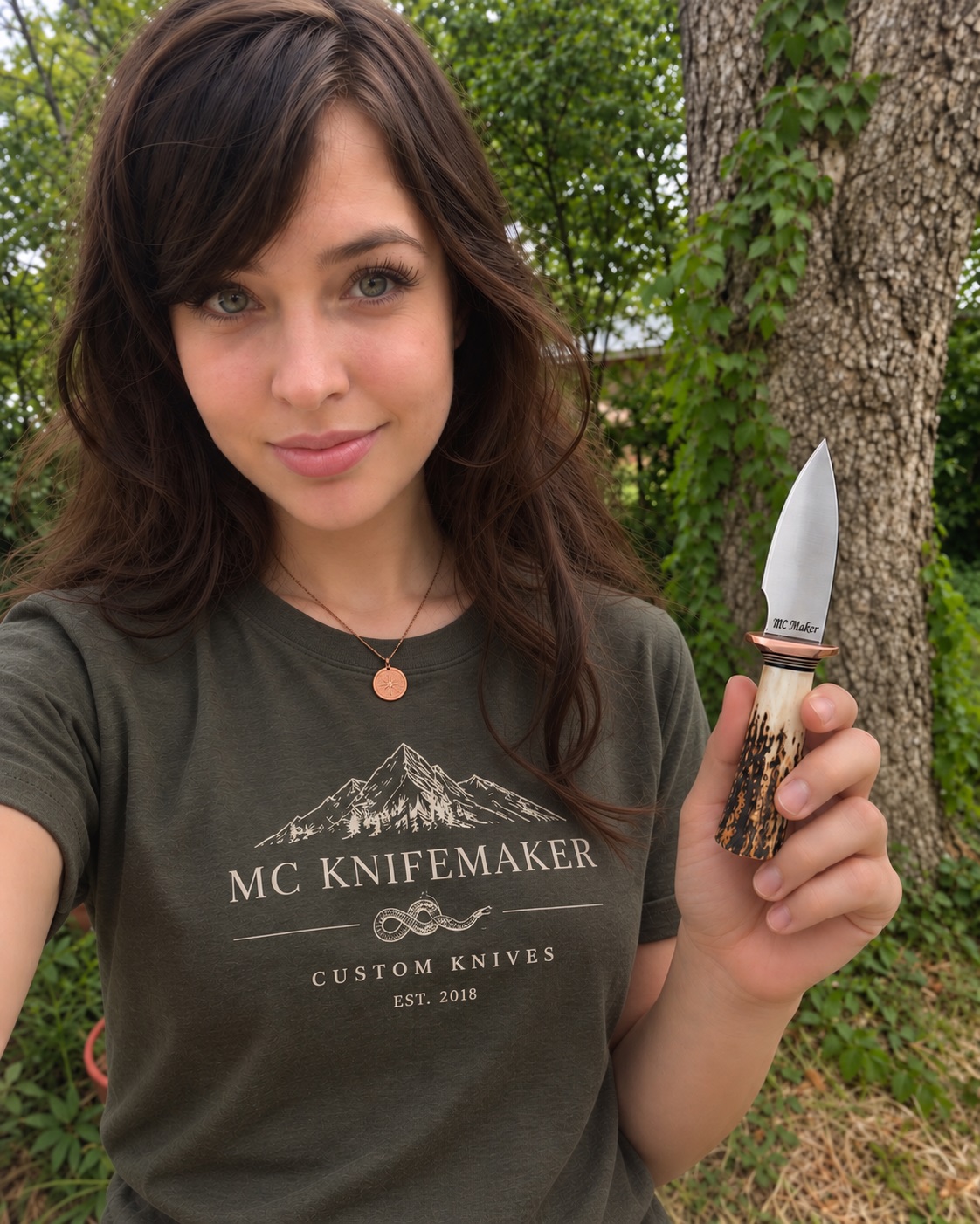 MC Knifemaker knife outdoors