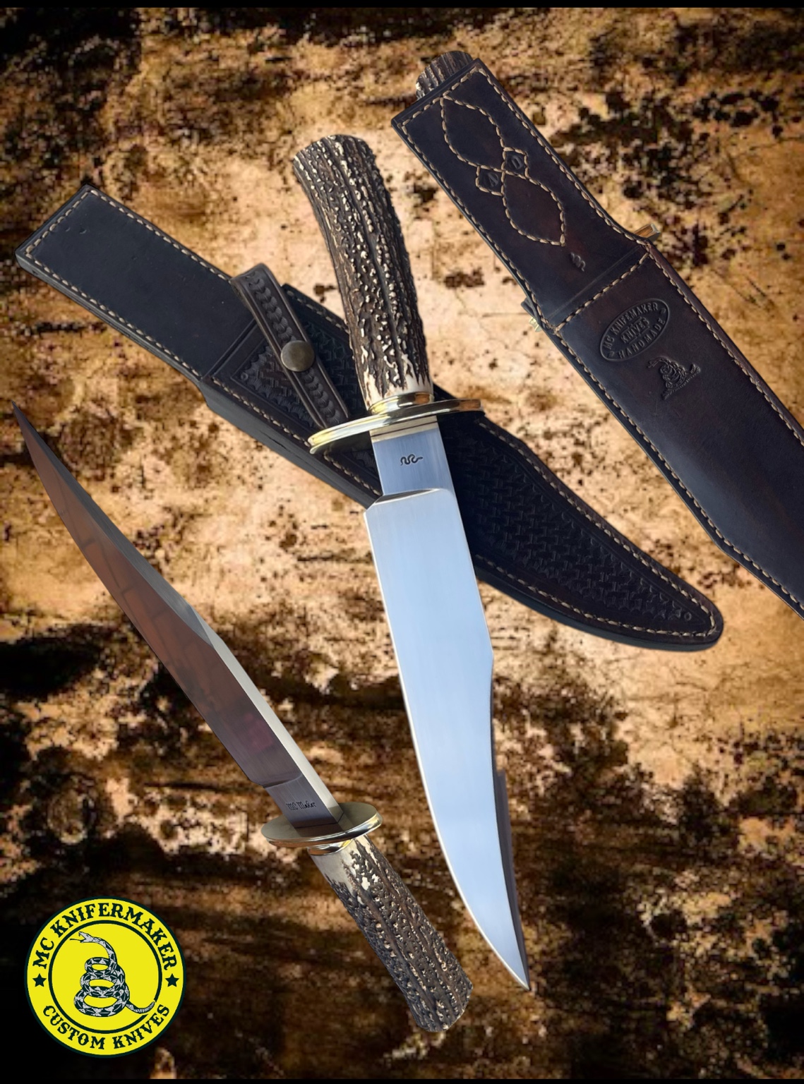 MC Knifemaker custom knives with handcrafted sheaths